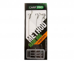 Готовый поводок с крючком Carp Pro Method Hair Rig Hooklink 15 lb №10