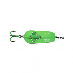 Блесна-колебалка DAM MADCAT A-Static Rattlin Spoon 110gr (green)