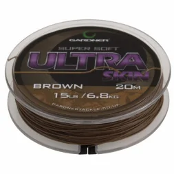 Поводочный материал Gardner Ultra Skin Brown 20m