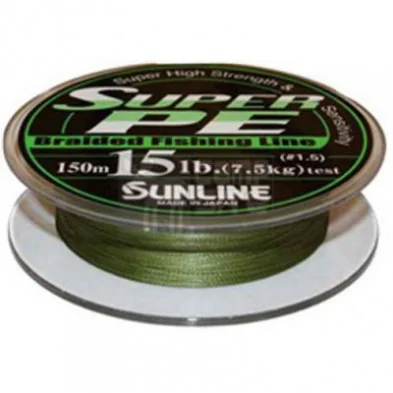 Шнур Sunline Super PE 150m 0,165mm 10Lb /4,5kg
