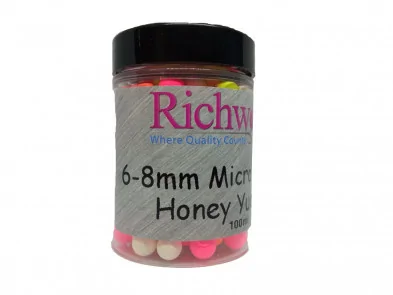 Бойл Richworth Micro Pop-Ups Honey Yucatan 6-8mm 100ml