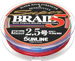 Шнур Sunline Super Braid 5 150m # 1.2 /0.185мм 7,1kg