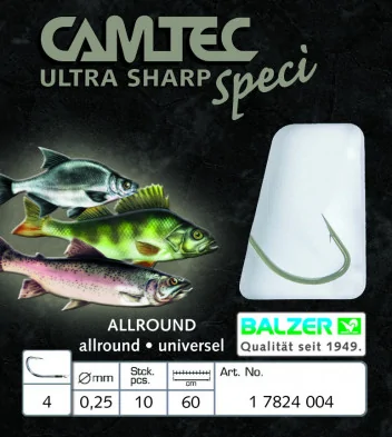 Крючок с поводком Balzer Camtec Speci фидер (10 шт)