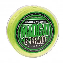 Шнур DAM Madcat 8-Braid Green 270m 1,00mm 90,7kg/200Lb