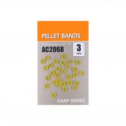 Резинки на пеллетс Orange Pellet bands 3mm 30шт