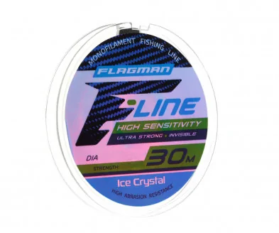 Леска Flagman F-Line Ice Crystal 0.12mm 30m 1,9kg