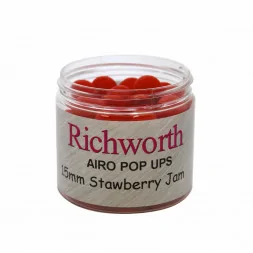 Бойлы Richworth Airo Pop-ups Strawberry Jam, 15mm, 80g