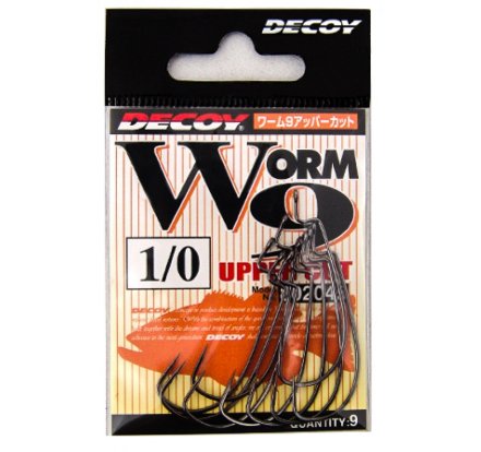 Офсетный крючок Decoy Worm 9 Upper Cut 3, 9шт