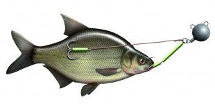 Оснастка для сома Black Cat Vertical Rig 150g