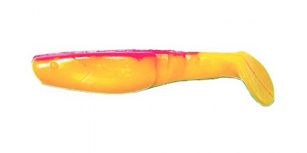 Виброхвост Manns Predator 2 55мм желтый с красной спиной