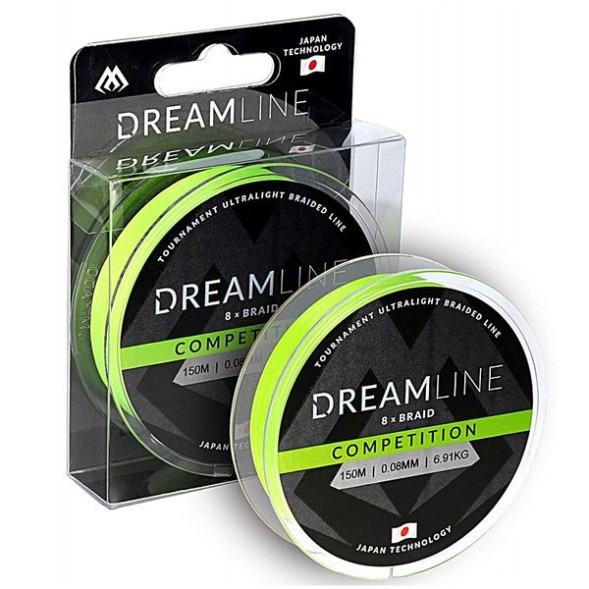 Шнур Mikado Dream Line Competition 150м 0,23мм 23,61кг fluo green