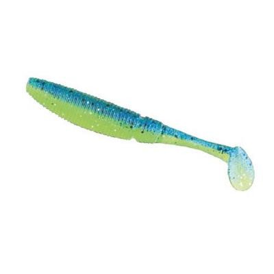 Силікон їстівний Nomura Rolling Shad 50mm 1g Blue Green Chart 10шт