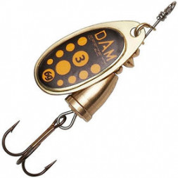 Блешня-вертушка Dam Effzett Executor 8гр (blacky)