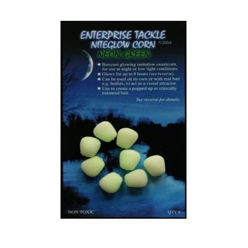 Светящаяся кукуруза Enterprise Tackle неоново-зеленая
