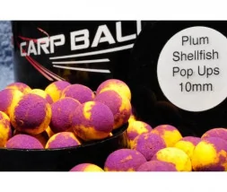 Бойлы Carpballs Pop Ups Plum Shellfish 10mm