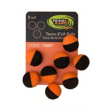 Искусственная насадка Texno Eva Balls 10 mm, black/orange, 8 ps