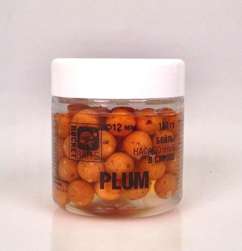 Бойл в сиропі Rocket Baits Слива 12мм 150гр