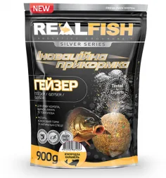 Прикормка Real Fish Гейзер Кукуруза-Карамель 900g
