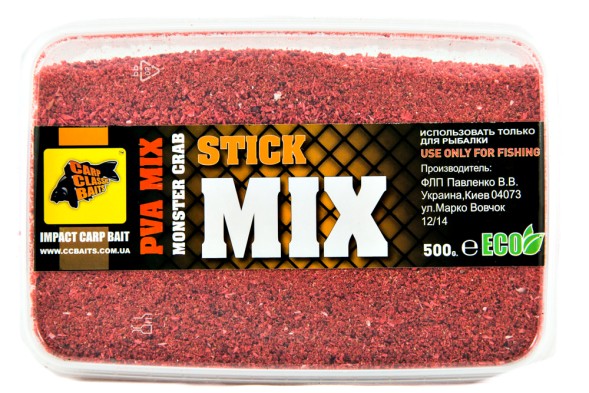 Стик CC Baits Stick Mix Monster Crab, 500гр