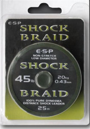 Шок лидер ESP Shock Braid 45lb 25m