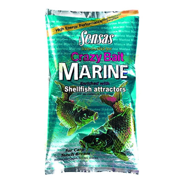 Прикормка Sensas Crazy Bait Marine морская рыба 1кг