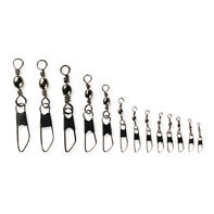 Вертлюжок с защелкой Lineaeffe Barrel Swivel With Safety Shap №14 12шт