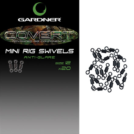 Вертлюжек Gardner Covert Mini Rig Swivels 12 Anti Glare