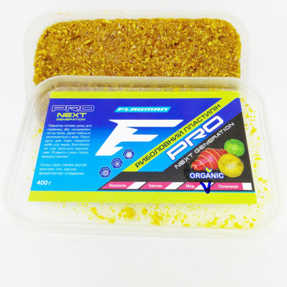 Пластилін Flagman Мед 400гр