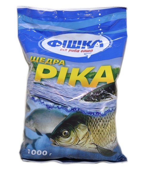 Прикормка Фишка Щедрая река 1кг