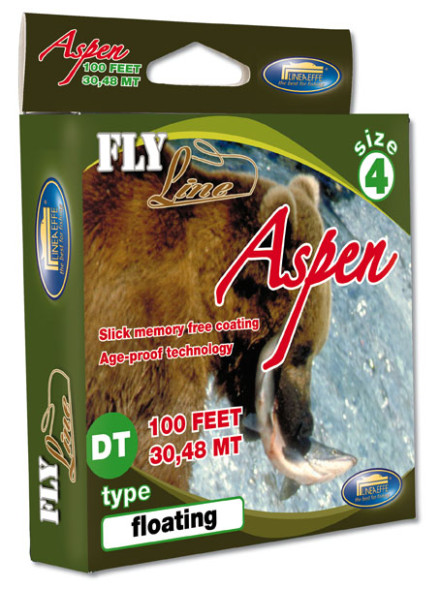 Шнур нахлистовий Lineaeffe 30.48м WF4 Floating Green