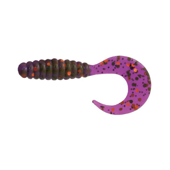 Твістер Manns 90мм ультрафіолет хамелеон з блискітками