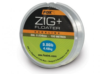 Поводочный материал Fox Zig &amp; Floater Hooklink 12.34lb(5.61kg) 0.261mm clear