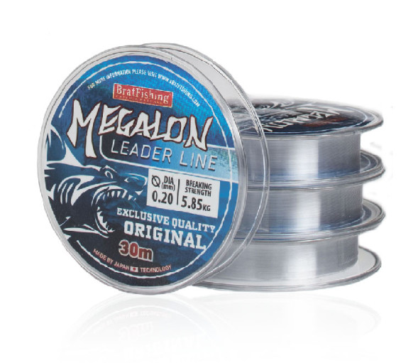 Леска Bratfishing Megalon Leader Line 0.08 mm 1,10kg 30m