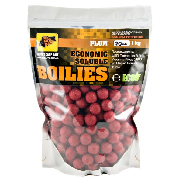 Пилять Бойл CC Baits Economic Soluble Plum 20мм 3кг