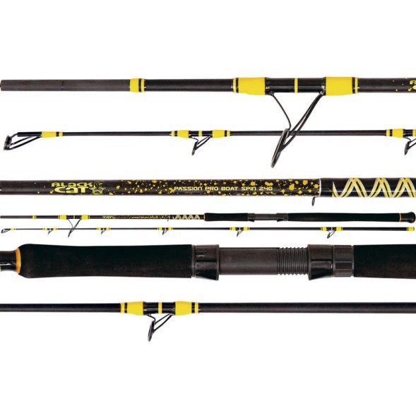 Сомовое удилище Black Cat Passion Pro DX Boat Spin 2.40m 190g