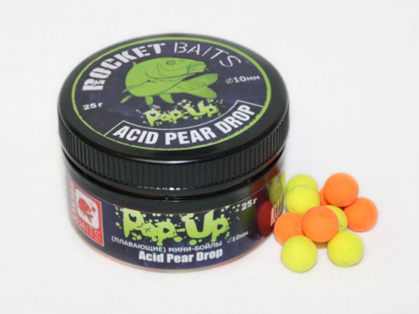 Міні-Бойл Rocket Baits Pop Up «Acid Pear Drop» (CC Moore) 10 mm