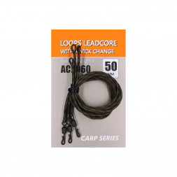 Лидкор Orange Loops leadcore QC с быстросъемным вертлюгом 3 шт.