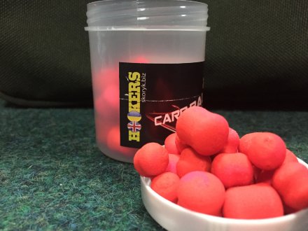 Бойлы Carpballs Hookers Dumbels Strawberry 10-14mm 40шт