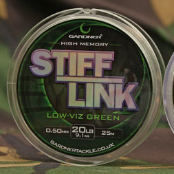 Поводочний матеріал Gardner Stiff-Link low viz green