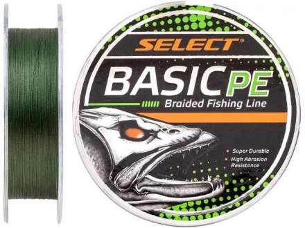 Шнур Select Basic PE 100m (темно-зеленый)