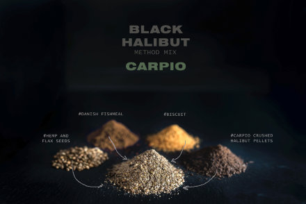 Прикормка Carpio Black Halibut Method Mix 1kg