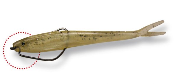 Гачок Gamakatsu Worm 314 MB Black 5/0