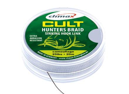 Повідковий матеріал Climax Cult Hunters Braid 0.25mm 25lb /12kg 20m (camou)