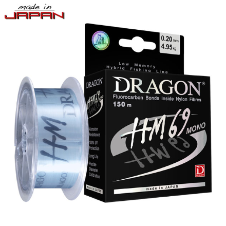 Волосінь Dragon HM69 Pro 150m 0.141mm 2.69kg