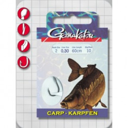 Гачок з повідцем Gamakatsu BKD-3510F Carp Black 004