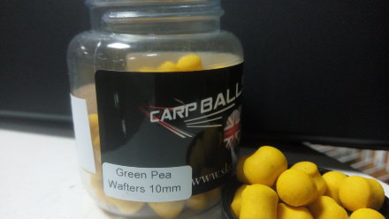 Бойлы Carpballs Wafters Green Pea Drop 10mm