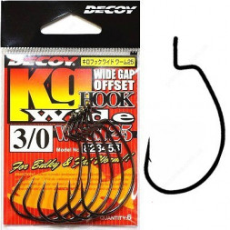 Офсетный крючок Decoy Worm 25 Hook Wide 4/0, 5 шт