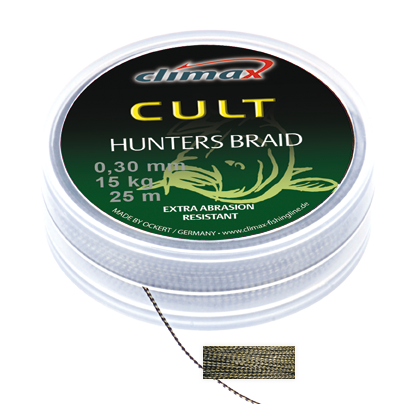 Поводковый материал Climax Cult Hunters Braid 0.30 mm 30lb/15kg 20m