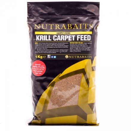 Прикормка Nutrabaits Krill Carpet Feed, 1kg
