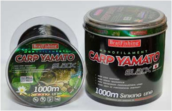 Волосінь Bratfishing Carp Yamato Black 1000 m
